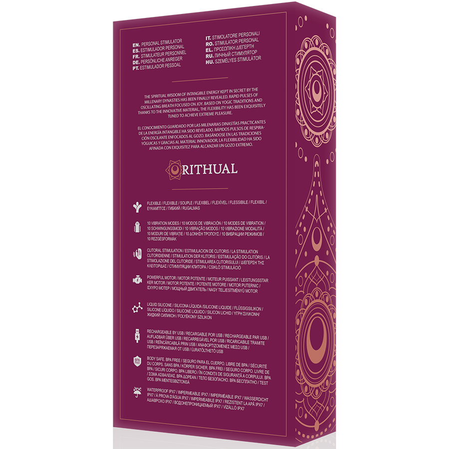 RITHUAL - ANUSARA DUBBELE OPLAADBARE MOTOR 2.0 ORCHIDEE