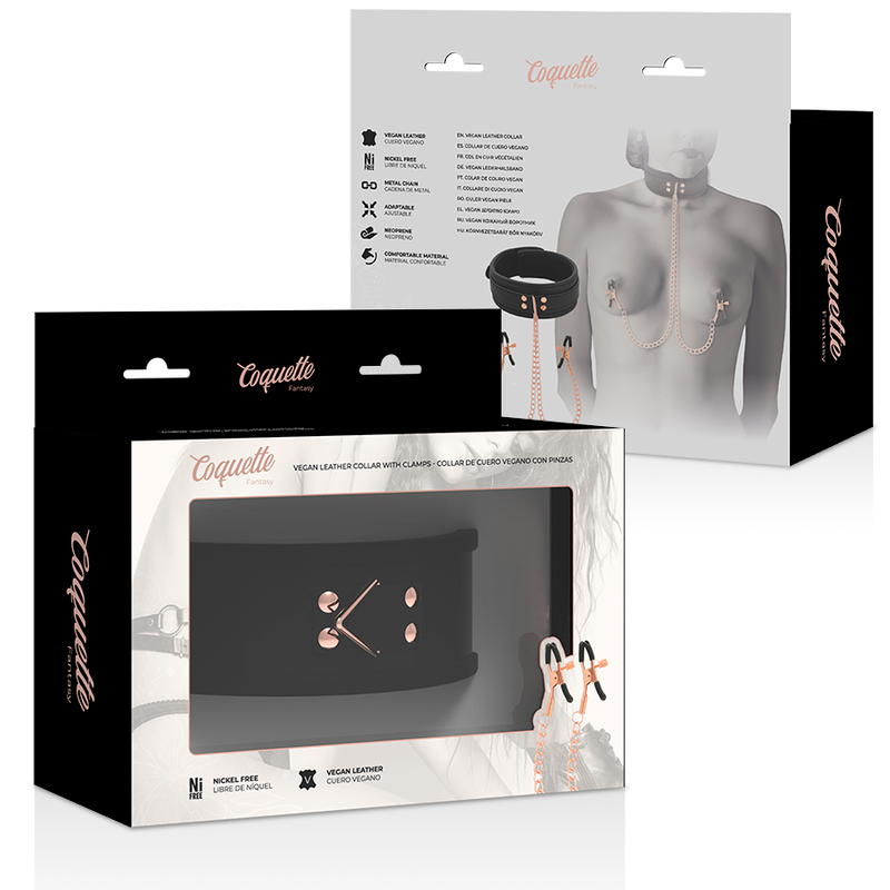 COQUETTE CHIC DESIRE - FANTASY TEPELKLEMHALSKETTING MET NEOPREEN VOERING