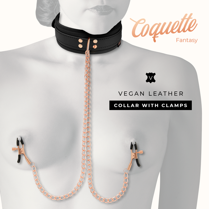 COQUETTE CHIC DESIRE - FANTASY TEPELKLEMHALSKETTING MET NEOPREEN VOERING