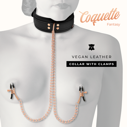 COQUETTE CHIC DESIRE - FANTASY TEPELKLEMHALSKETTING MET NEOPREEN VOERING