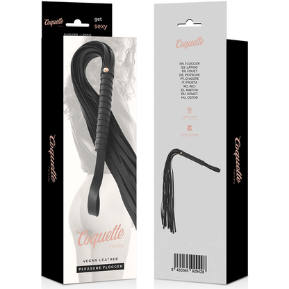 COQUETTE CHIC DESIRE - FANTASY FLOGGER VAN VEGANISTISCH LEER