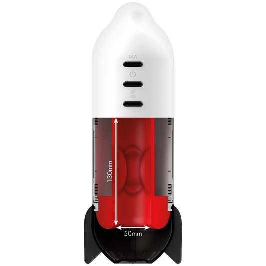 JAMYJOB - ROCKET MASTURBATOR MET ZACHTE COMPRESSIETECHNOLOGIE EN TRILLINGEN