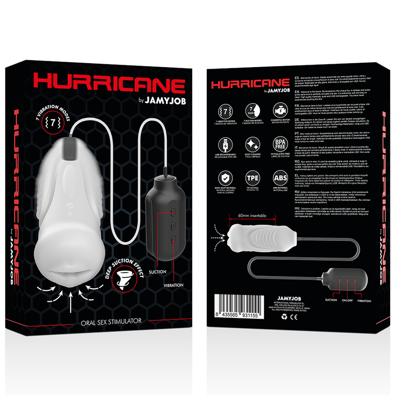 JAMYJOB - HURRICANE ZUIGER VOOR ORALE SEKSU