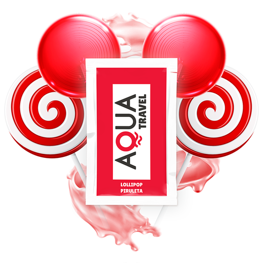AQUA TRAVEL - GLIJMIDDEL OP WATERBASIS MET LOLLYSMAAK 6 ML