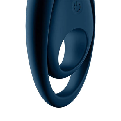 SATISFYER - GLORIOUS DUO RING VIBRATOR BLAUW