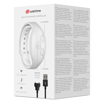WATCHME - HORLOGE MET DRAADLOZE TECHNOLOGIE AQUAMARIJN