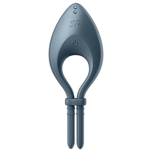 SATISFYER - BULLSEYE RINGVIBRATOR APP GRIJS