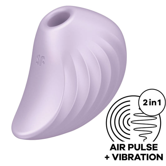 SATISFYER - PEARL DIVER-luchtpulsstimulator & vibrator VIOLET