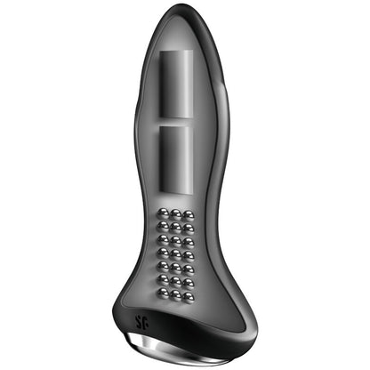SATISFYER - ROTATOR PLUG 1+ VIBRERENDE PLUG MET APP ZWART