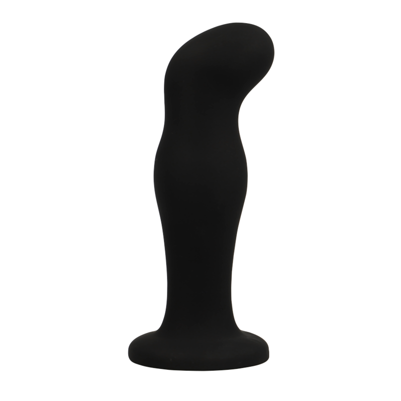 BLACK&SILVER - SEAN PREMIUM ANALE PLUG VAN SILICONEN ZWART