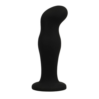 BLACK&SILVER - SEAN PREMIUM ANALE PLUG VAN SILICONEN ZWART