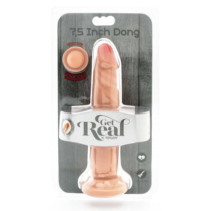 GET REAL - DONG MET DUBBELE DICHTHEID 19 CM HUIDKLEUR