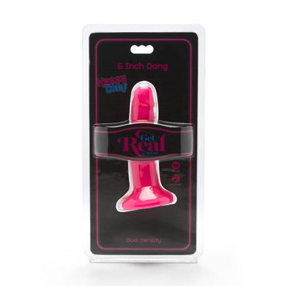 GET REAL - HAPPY DICKS DONG 12 CM ROZE