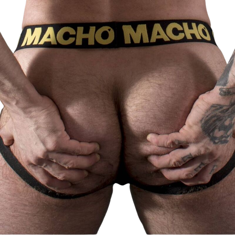 MACHO - MX25AC JOCK GEEL LEER XL