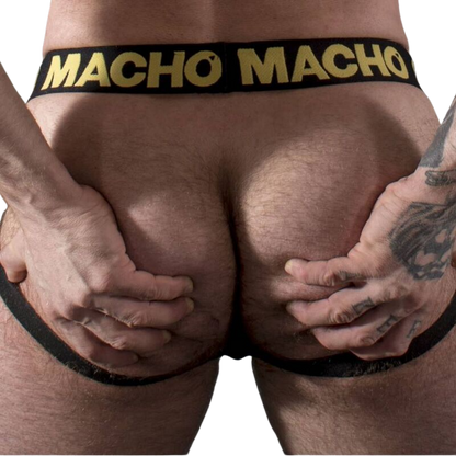 MACHO - MX25AC JOCK GEEL LEER XL