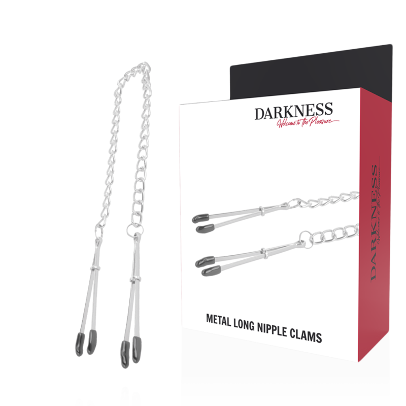DARKNESS - VERSTELBARE METALEN TEPELKLEMMEN