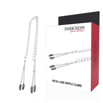 DARKNESS - VERSTELBARE METALEN TEPELKLEMMEN