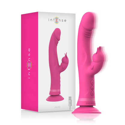 INTENSE - JULIO KONIJNENVIBRATOR ROZE SILICONEN