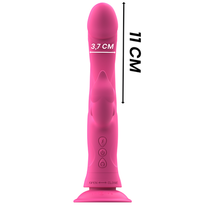 INTENSE - JULIO KONIJNENVIBRATOR ROZE SILICONEN