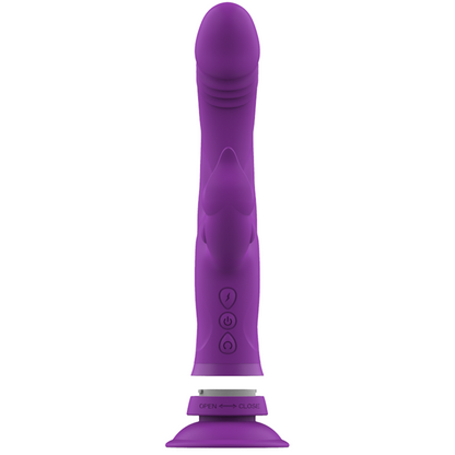 INTENSE - CASANOVA KONIJNENVIBRATOR VAN SILICONEN MET DRIE MOTOREN PAARS