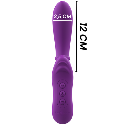 INTENSE - HARRY FLEXIBELE VIBRATOR MET PAARSE TONG