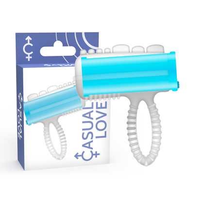 CASUAL LOVE - RING TONGUE VIBREREND BLAUW