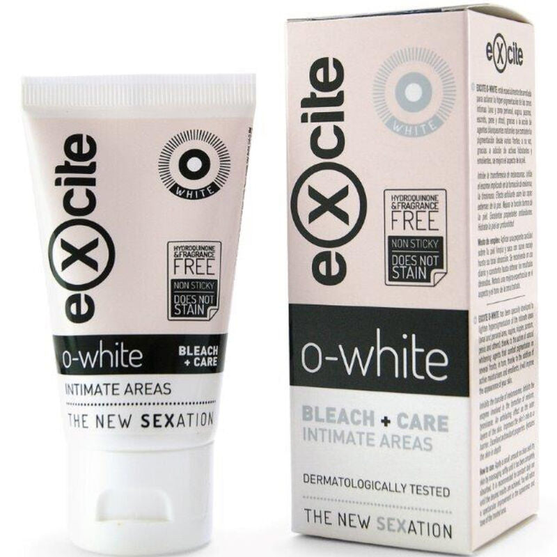 EXCITE - O WHITE BLEACH + VERZORGING VOOR INTIEME ZONES 50 ML
