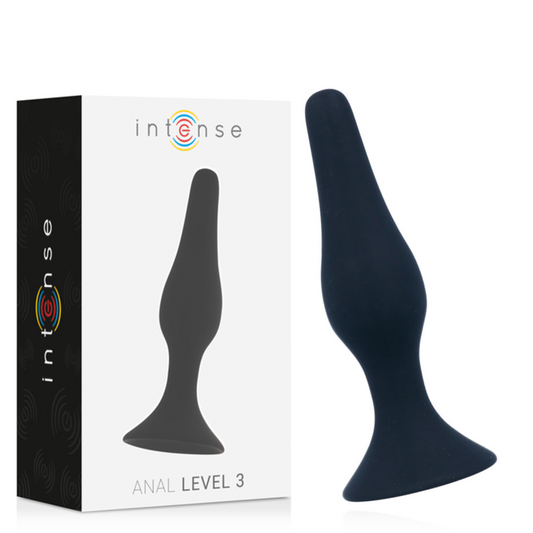 INTENSE - ANALE NIVEAU 3 12.5CM ZWART