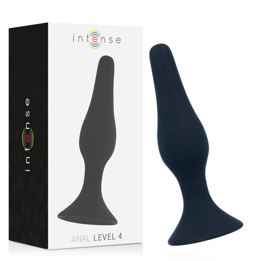 INTENSE - ANALE NIVEAU 4 15.5CM ZWART