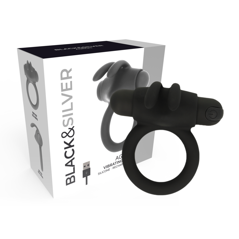 BLACK&SILVER - AGRON-RING 2.O