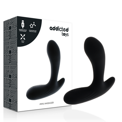 ADDICTED TOYS - ANALE MASSAGER ZWART MET TRILLING