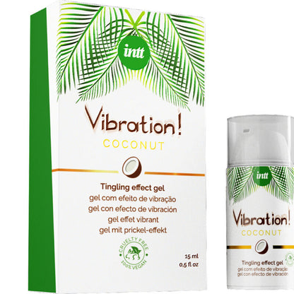 INTT - VIBRATION GEL krachtige stimulerende veganistische vloeibare vibrator