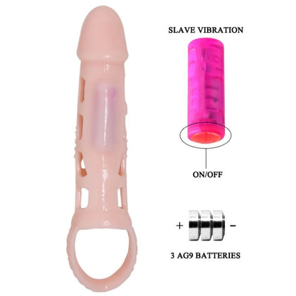 PRETTY LOVE - HARRISON-penisverlengerhoes met vibratie en bandje, 13.5 CM
