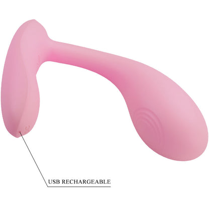 PRETTY LOVE - BAIRD G-SPOT 12 vibraties, oplaadbaar, roze, met app
