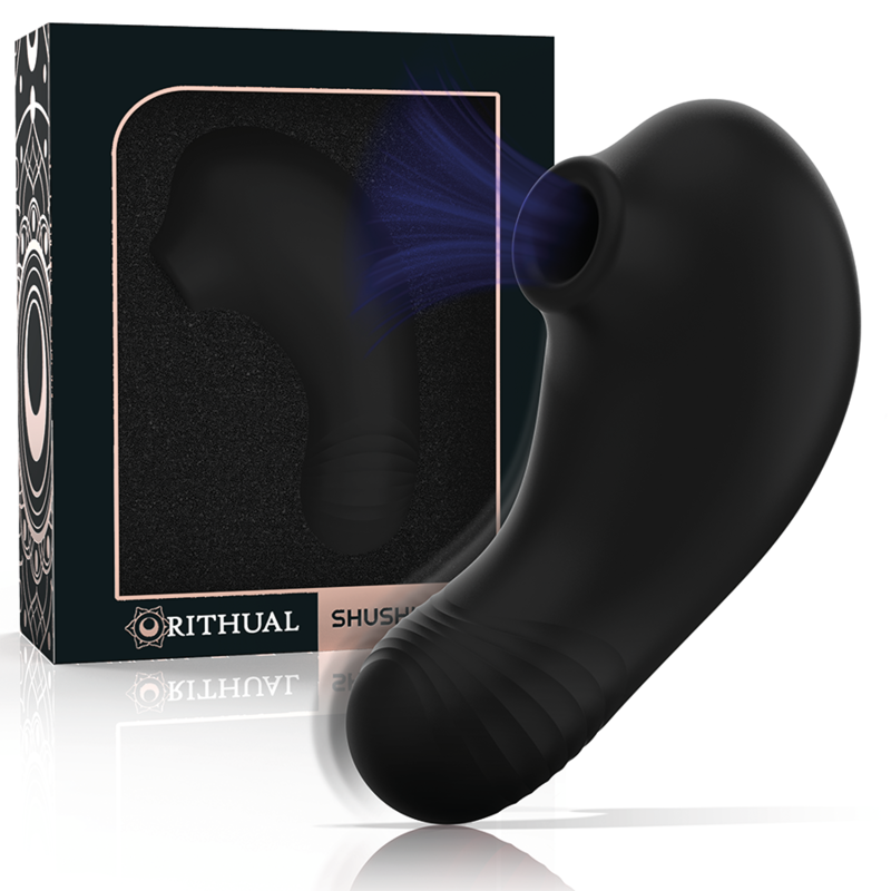 RITHUAL - SHUSHU PRO POCKET CLITORISSTIMULATOR MET 2 KRACHTIGE STRAALMOTOREN