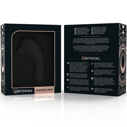 RITHUAL - SHUSHU PRO POCKET CLITORISSTIMULATOR MET 2 KRACHTIGE STRAALMOTOREN