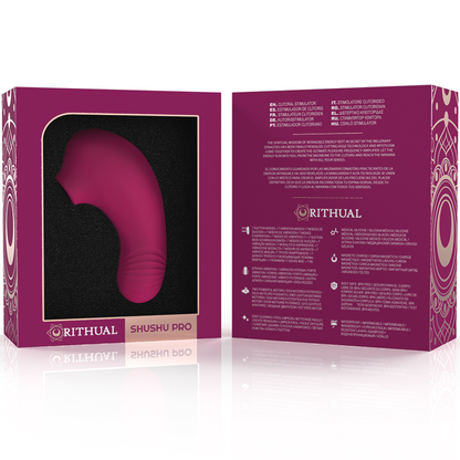 RITHUAL - SHUSHU PRO POCKET CLITORISSTIMULATOR MET 2 KRACHTIGE ORCHIDEEËNMOTOREN