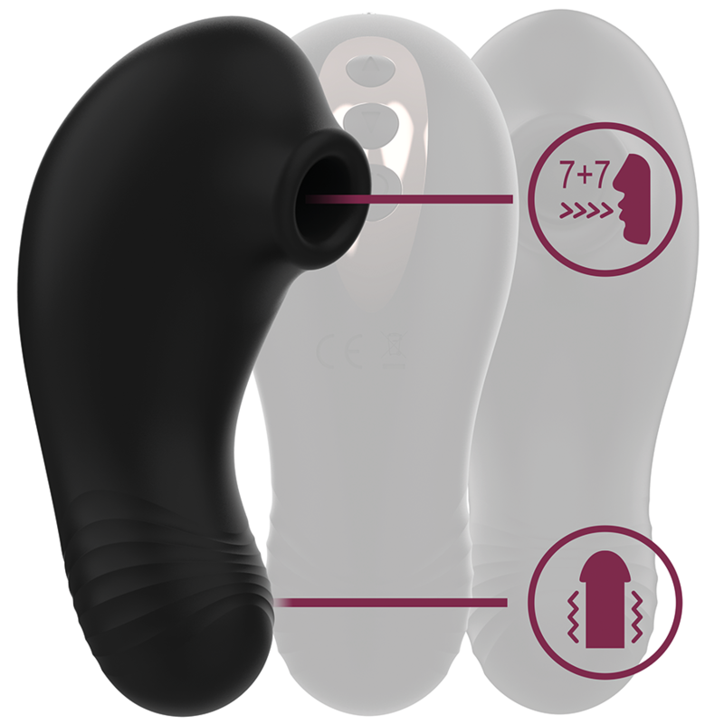 RITHUAL - SHUSHU PRO POCKET CLITORISSTIMULATOR MET 2 KRACHTIGE STRAALMOTOREN