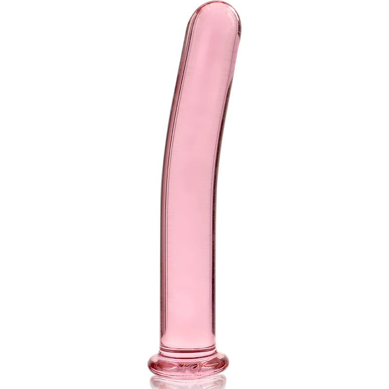NEBULA SERIES BY IBIZA - MODEL 8 dildo van borosilicaatglas, roze, 14.5 CM -O- 2 CM
