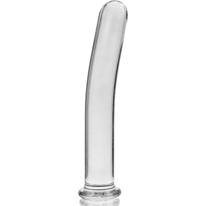 NEBULA SERIES BY IBIZA - MODEL 9 dildo van borosilicaatglas transparant 15.5 CM -O- 2.5 CM