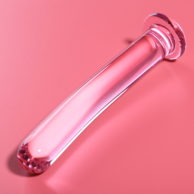 NEBULA SERIES BY IBIZA - MODEL 9 dildo van borosilicaatglas roze 15.5 CM -O- 2.5 CM