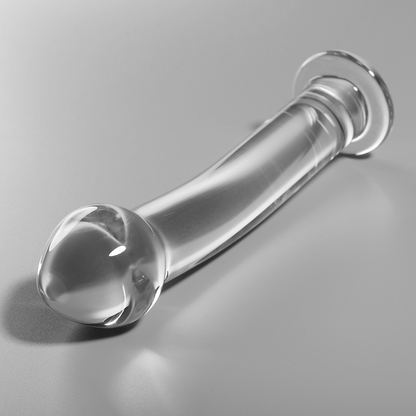 NEBULA SERIES BY IBIZA - MODEL 11 dildo van borosilicaatglas transparant 16 CM -O- 3 CM