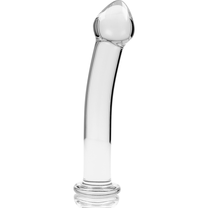 NEBULA SERIES BY IBIZA - MODEL 11 dildo van borosilicaatglas transparant 16 CM -O- 3 CM