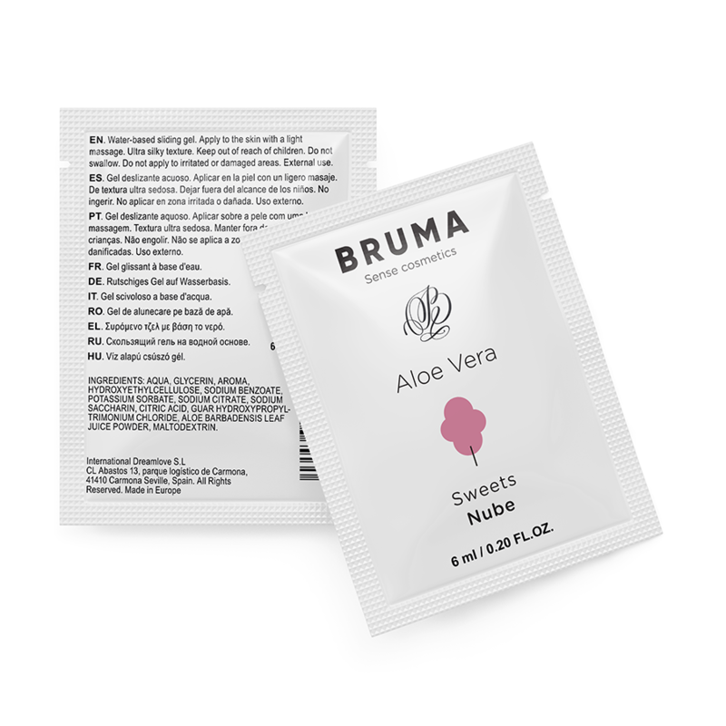BRUMA - glijgel met aloë vera, snoepjessmaak, 6 ML
