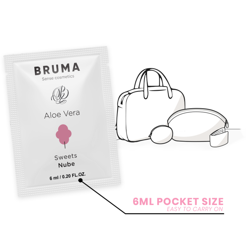 BRUMA - glijgel met aloë vera, snoepjessmaak, 6 ML