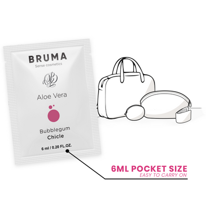 BRUMA - glijgel met aloë vera, kauwgomsmaak, 6 ML