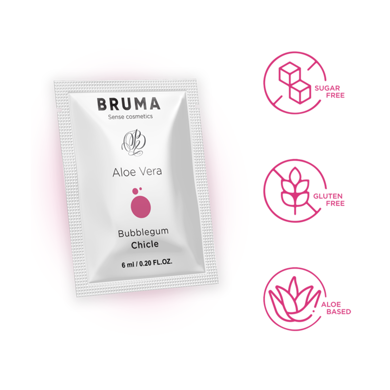 BRUMA - glijgel met aloë vera, kauwgomsmaak, 6 ML