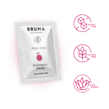 BRUMA - glijgel met aloë vera, kauwgomsmaak, 6 ML