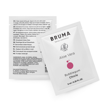 BRUMA - glijgel met aloë vera, kauwgomsmaak, 6 ML