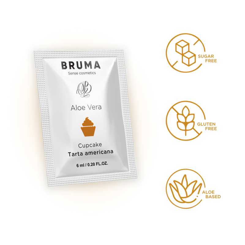 BRUMA - Schuivende aloe vera-gel, cupcake-smaak, 6 ML